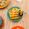 GROWSIR Piring Kerang Aesthetic Wheat Straw Plate Wadah Saji Buah & Snack PZ002