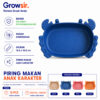 GROWSIR Piring Makan Anak Karakter Piring Makan Anak lucu Karakter Kepiting Piring Souvenir PZ003