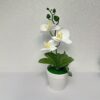 GROWSIR Pot Bunga Anggrek Artificial 26x12cm | Tanaman Hias Anggrek Plastik Dekorasi Rumah Meja Estetik TH046