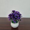 GROWSIR Pot Bunga Conjoined Rose Plastik Artificial Aesthetic Vas Tanaman Hias Mini Estetik TH026