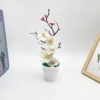 GROWSIR Pot Tanaman Bonsai Bunga Plum Artificial | Bonsai Bunga Plastik Mini Dekorasi Rumah Meja Aesthetic TH039