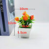 GROWSIR Pot Tanaman Bonsai Plastik Mini Aesthetic Vas Bunga Hiasan Artificial Estetik TH017