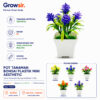 GROWSIR Pot Tanaman Bonsai Plastik Mini Aesthetic Vas Bunga Hiasan Artificial Estetik TH017