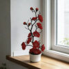 GROWSIR Pot Tanaman Bunga Plum Artificial | Bonsai Bunga Plum Plastik Dekorasi Rumah Meja Aesthetic TH034