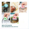 GROWSIR Sikat Kawat Spon PET Cuci Piring Panci Sabut Spons Sponge Dapur Serbaguna Gagang CF050
