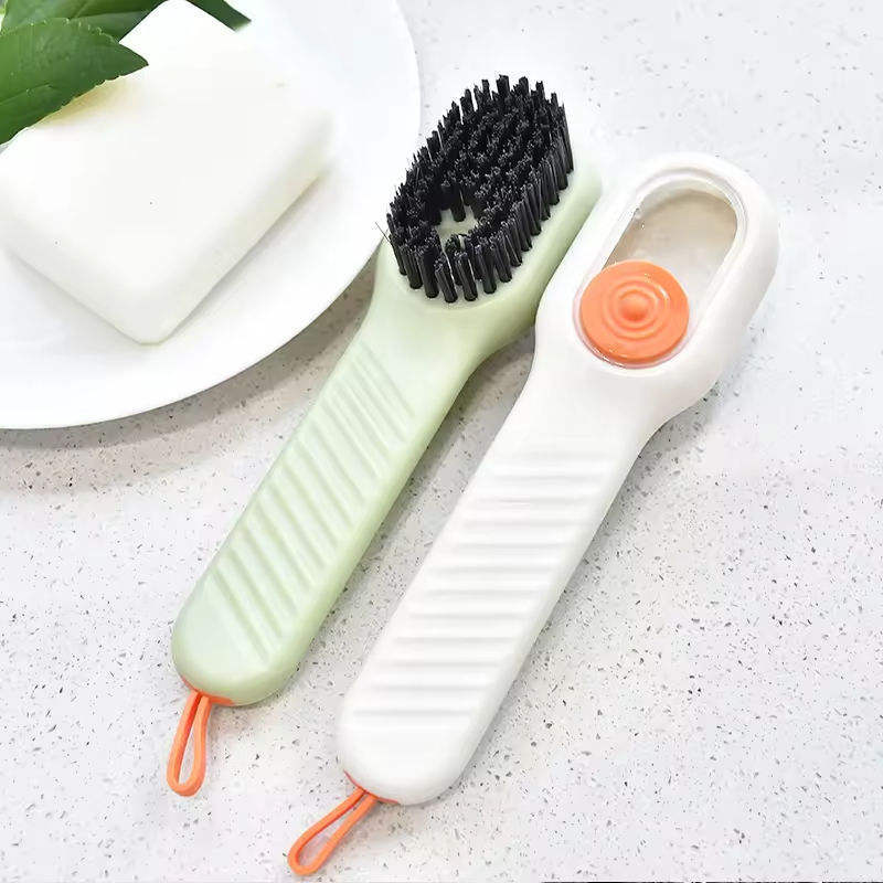 GROWSIR Sikat Sepatu Isi Sabun Otomatis Multifungsi Sikat Baju dengan Dispenser Sabun Cair Praktis