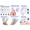 GROWSIR Sisir & Cermin Portable Set 2 Pcs | Sisir Gigi Rapat + Cermin Tangan | Ringkas & Praktis | Teman Berpergian MZ025