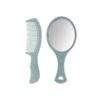 GROWSIR Sisir & Cermin Portable Set 2 Pcs | Sisir Gigi Rapat + Cermin Tangan | Ringkas & Praktis | Teman Berpergian MZ025