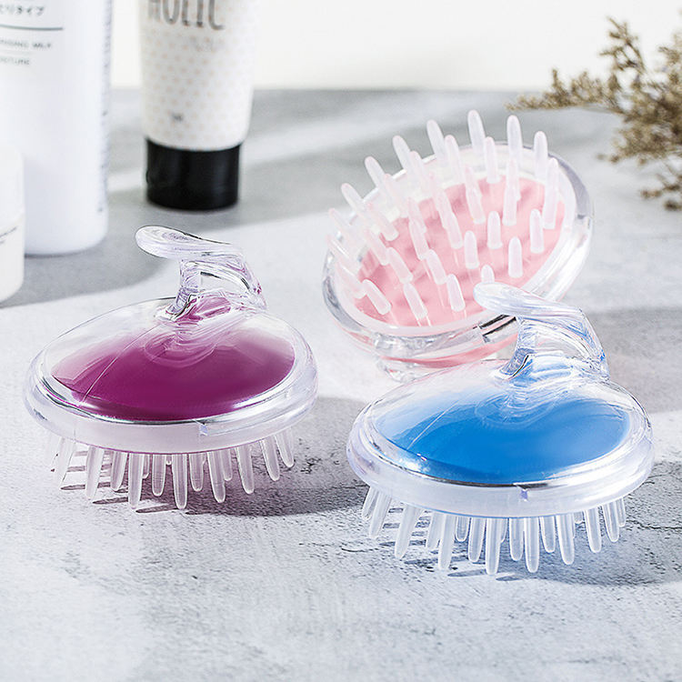 GROWSIR Sisir Keramas Silikon Pijat Kulit Kepala | Shampoo Brush Hair Scalp Massager XY003