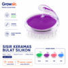 GROWSIR Sisir Keramas Silikon Pijat Kulit Kepala | Shampoo Brush Hair Scalp Massager XY003