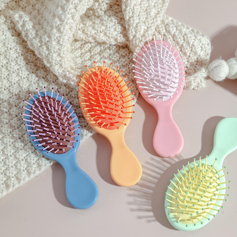 GROWSIR Sisir Rambut Mini Warna Pastel / Mini Hair Brush Anti Kusut untuk Anak & Dewasa MZ006
