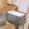 GROWSIR Storage box Lipat kotak penyimpanan baju tahan air box baju mainan, pakaian dalam, pakaian box penyimpanan serbaguna XY070