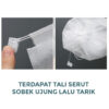 GROWSIR Tas Serut Sepatu Anti Kuning Pouch Travel Multifungsi Shoes Bag Penyimpanan Cover Sepatu dan Sendal Kantong Sepatu Tali Serut Serbaguna XY089