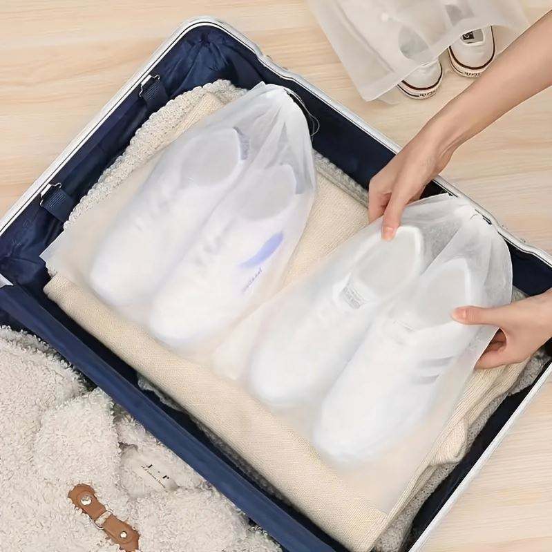 GROWSIR Tas Serut Sepatu Anti Kuning Pouch Travel Multifungsi Shoes Bag Penyimpanan Cover Sepatu dan Sendal Kantong Sepatu Tali Serut Serbaguna XY089