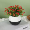 GROWSIR Vas Bunga Gypsophila Aesthetic Plastik Pot Tanaman Hias Artificial Estetik Hiasan Rumah Elegan TH012