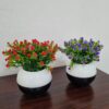 GROWSIR Vas Bunga Gypsophila Aesthetic Plastik Pot Tanaman Hias Artificial Estetik Hiasan Rumah Elegan TH012