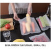 GROWSIR Ziplock Silikon Food Grade BPA FREE Pouch Penyimpanan Kulkas Silicone Anti Bocor Kedap Udara